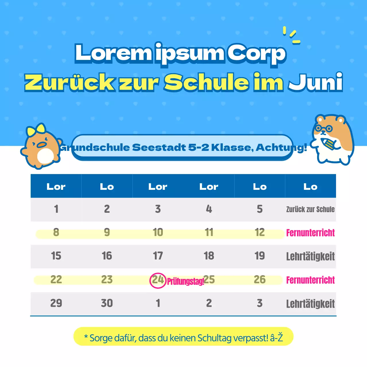 Briefe zum Schulanfang