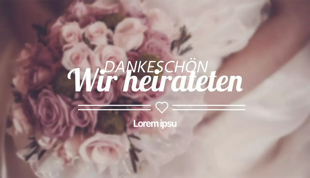 Wir sind verheiratet