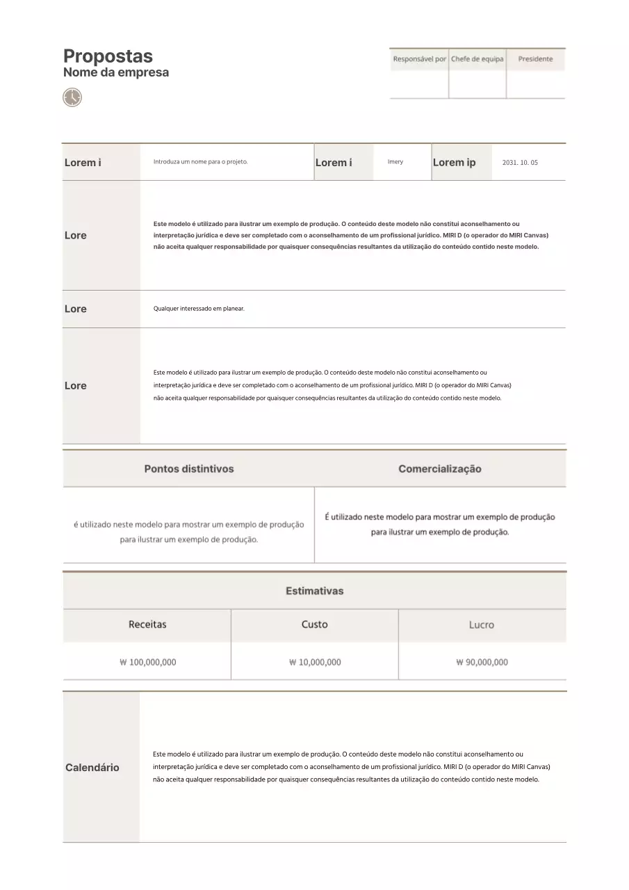 Um esquema de cores castanho simples