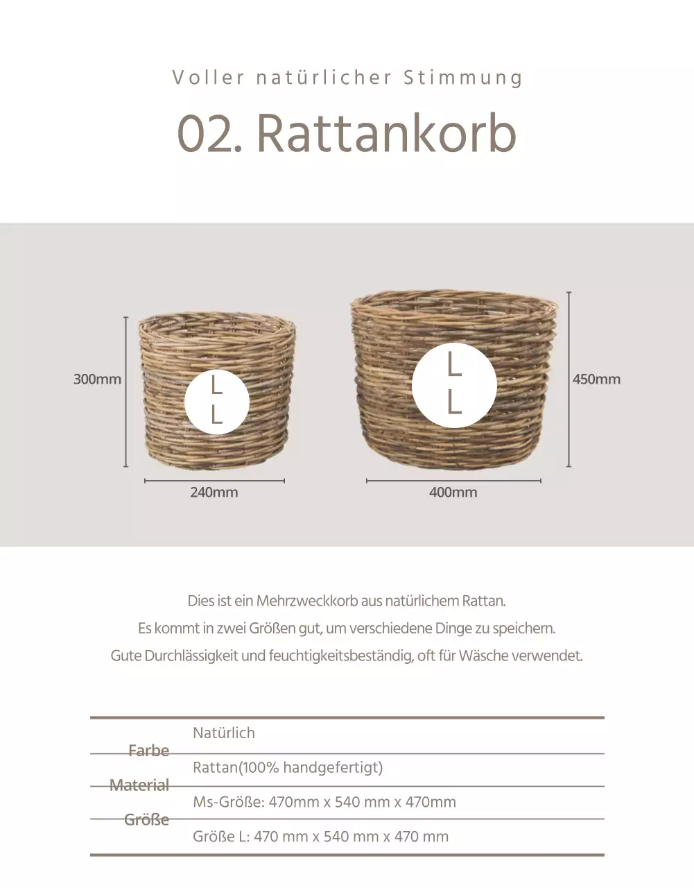 Wohnen - Rattan-Einrichtungen