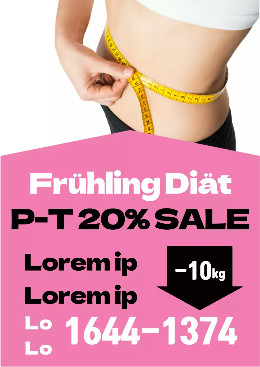 Diätkurs-Rabattaktion