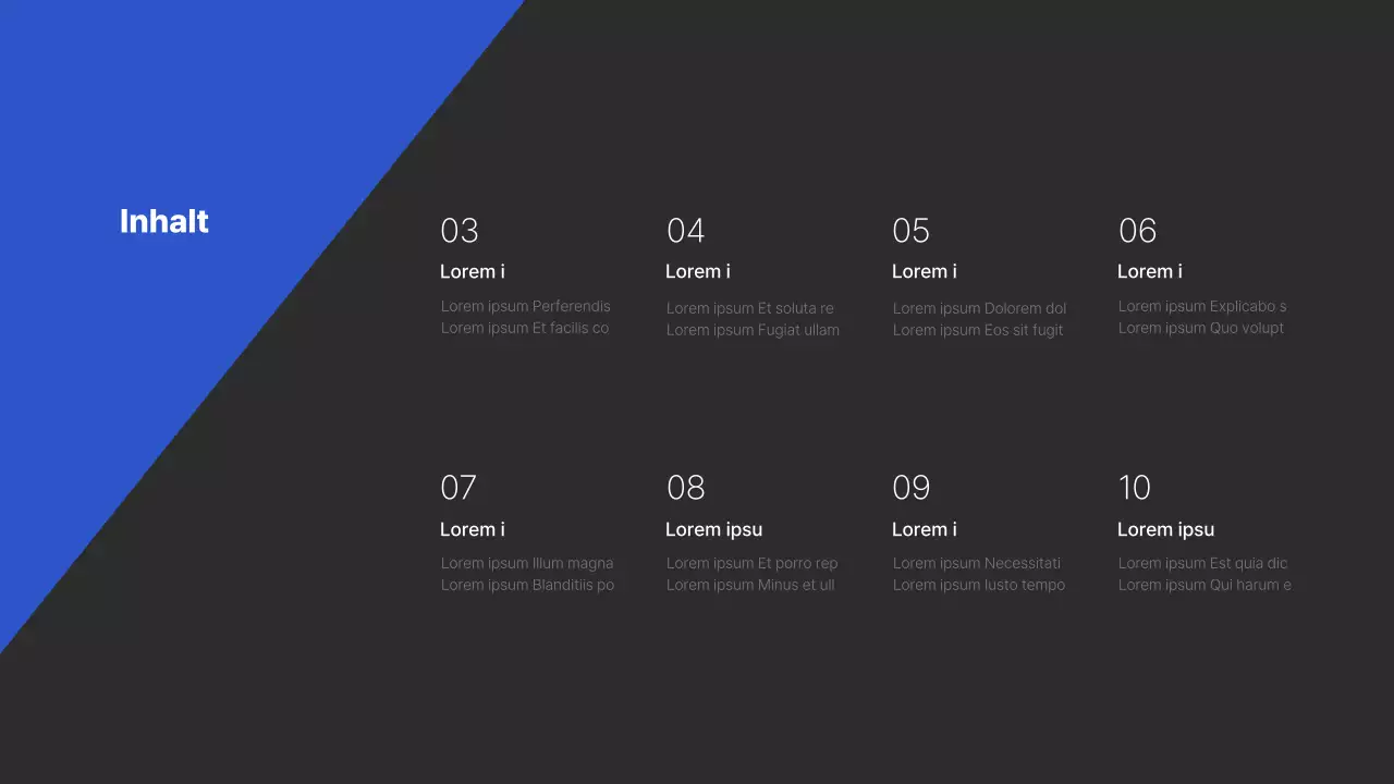 Diagonales Muster Bericht mit Schwarz-Blau-Ton