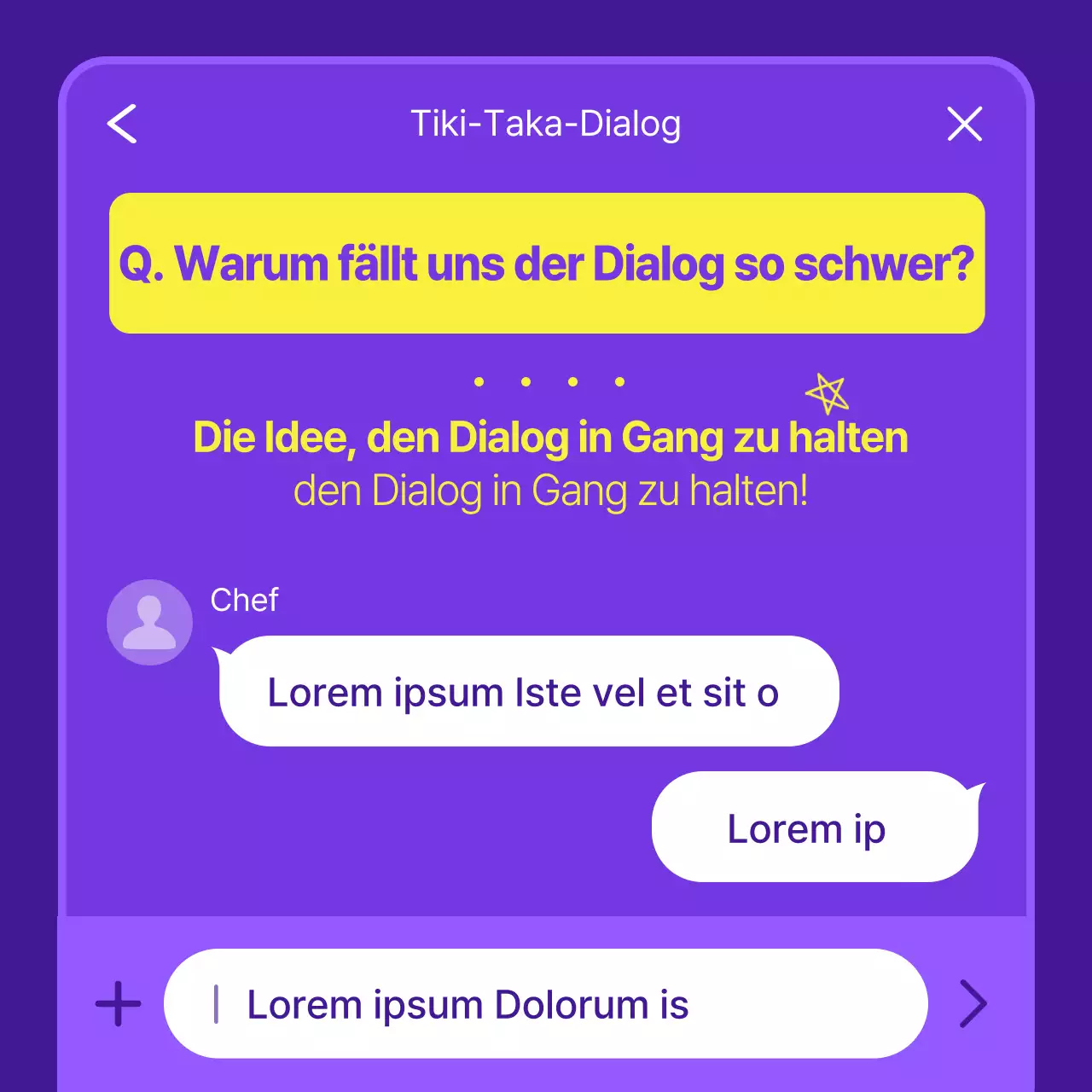 Hübsche lila Buch-Promotion-KarteNews