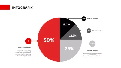 Ein einfaches Diagramm mit roten und schwarzen Farben