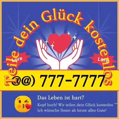 Retro-Glücksbringer-Flyer in gelb und blau