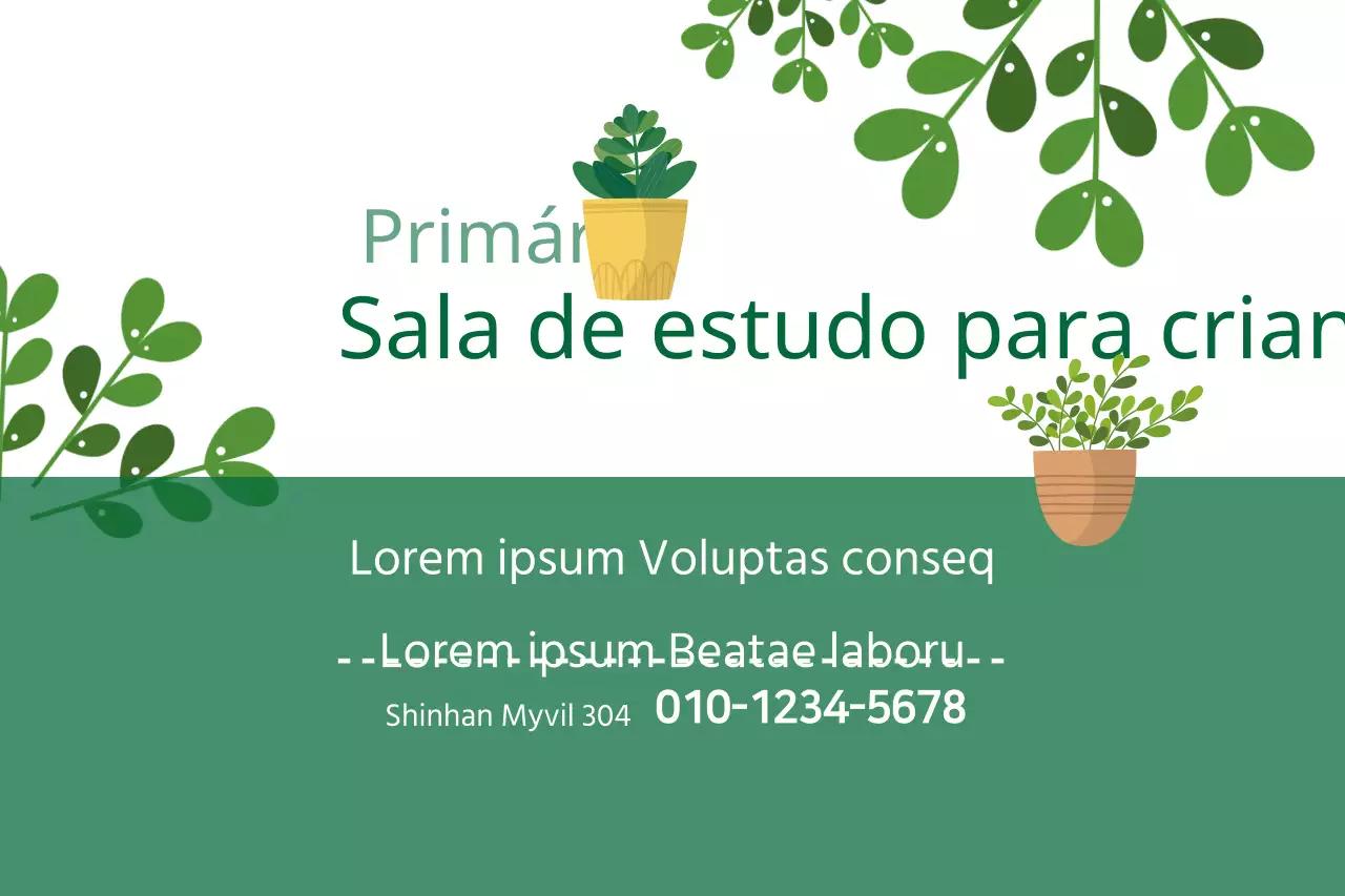 Sala de estudo para crianças elevada