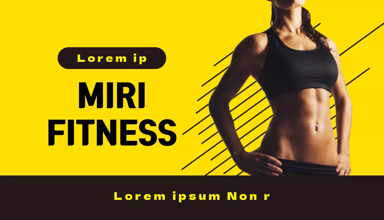 Förderung der gelben Fitness