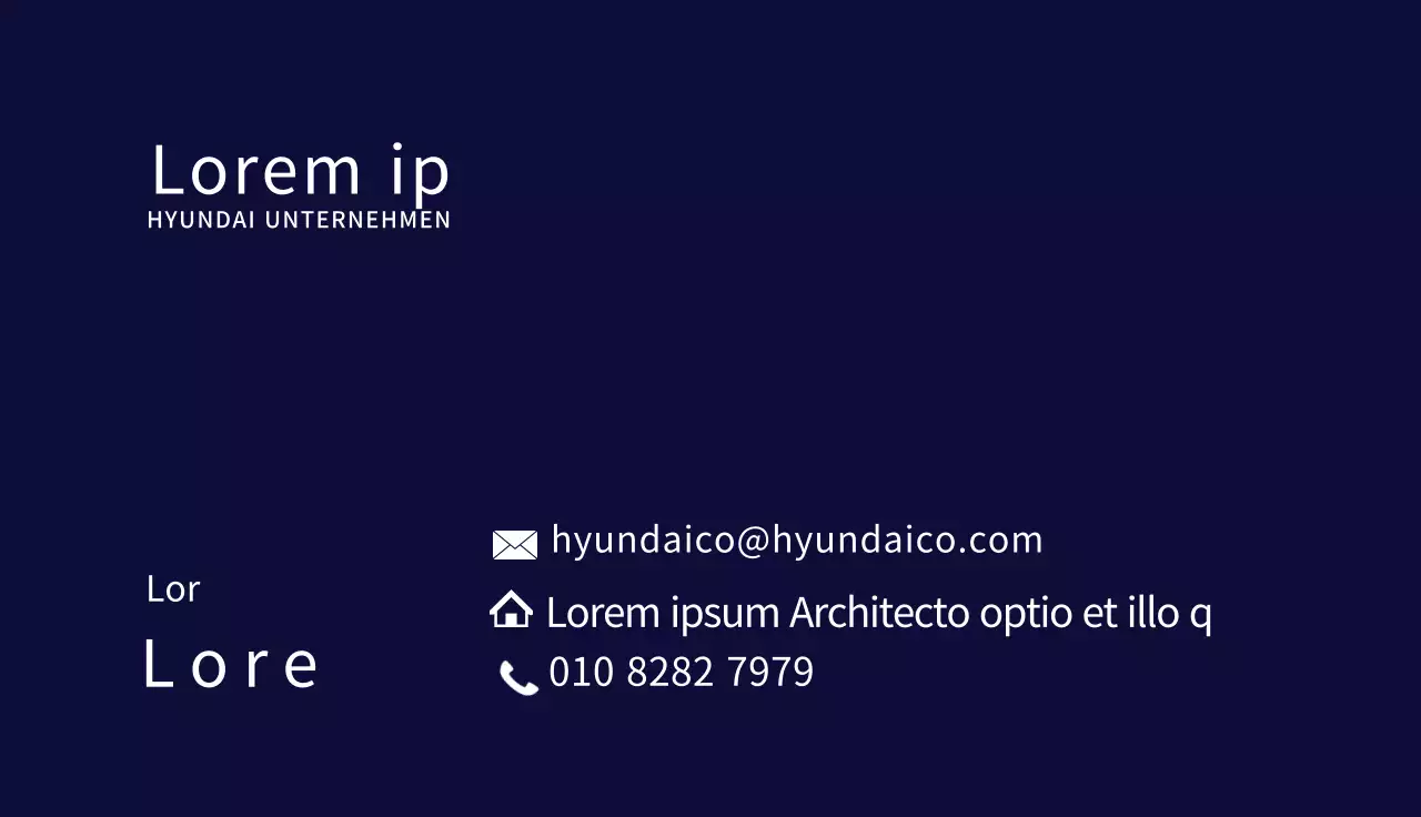 Blaues Logo sauber Business Corporate