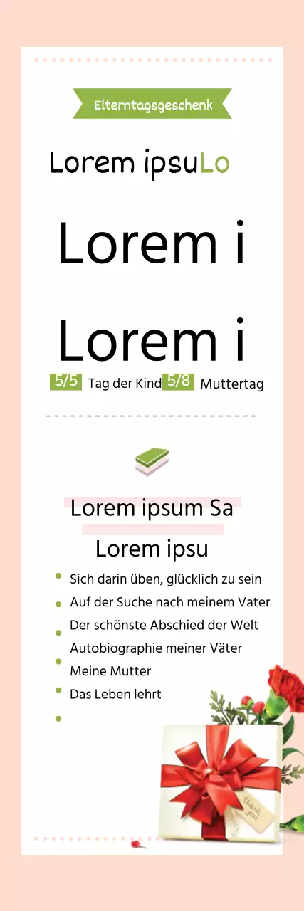 Geschenkbücher zum Muttertag