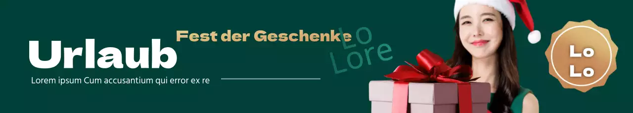 Festliche Geschenke für die Feiertage