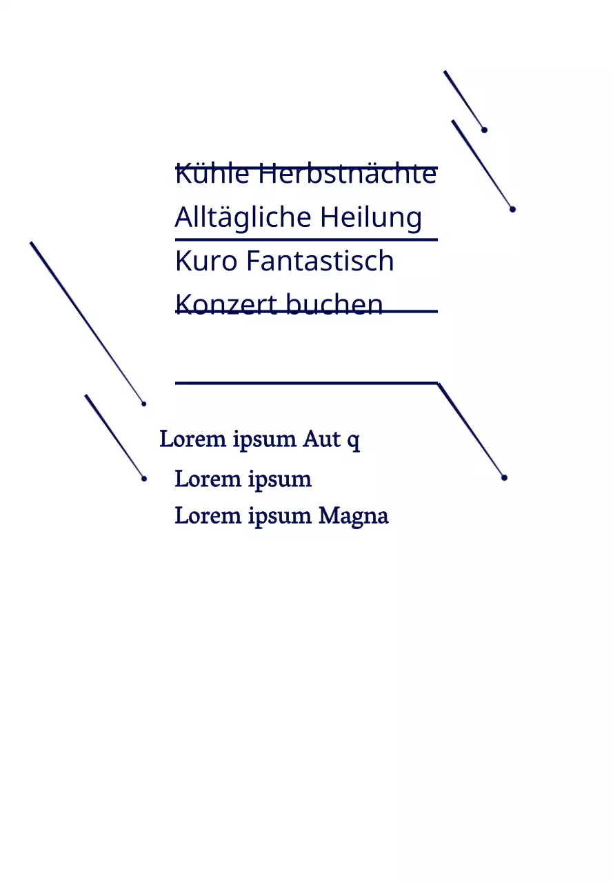 Marineblau einfache Stern Illustration Stil Buch Konzert Informationen Ankündigung