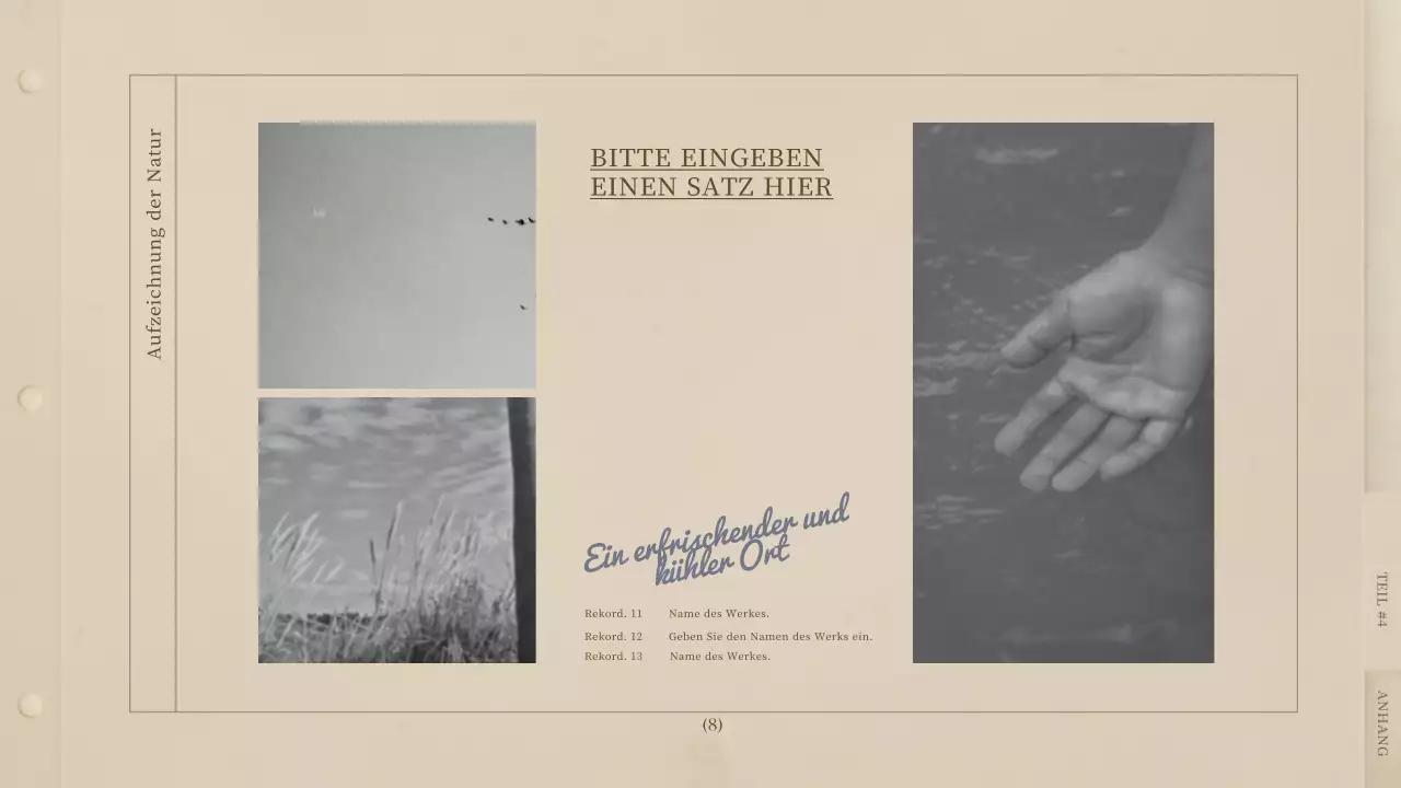 Ein beigefarbenes Retro-Fotobuch im Vintage-Look