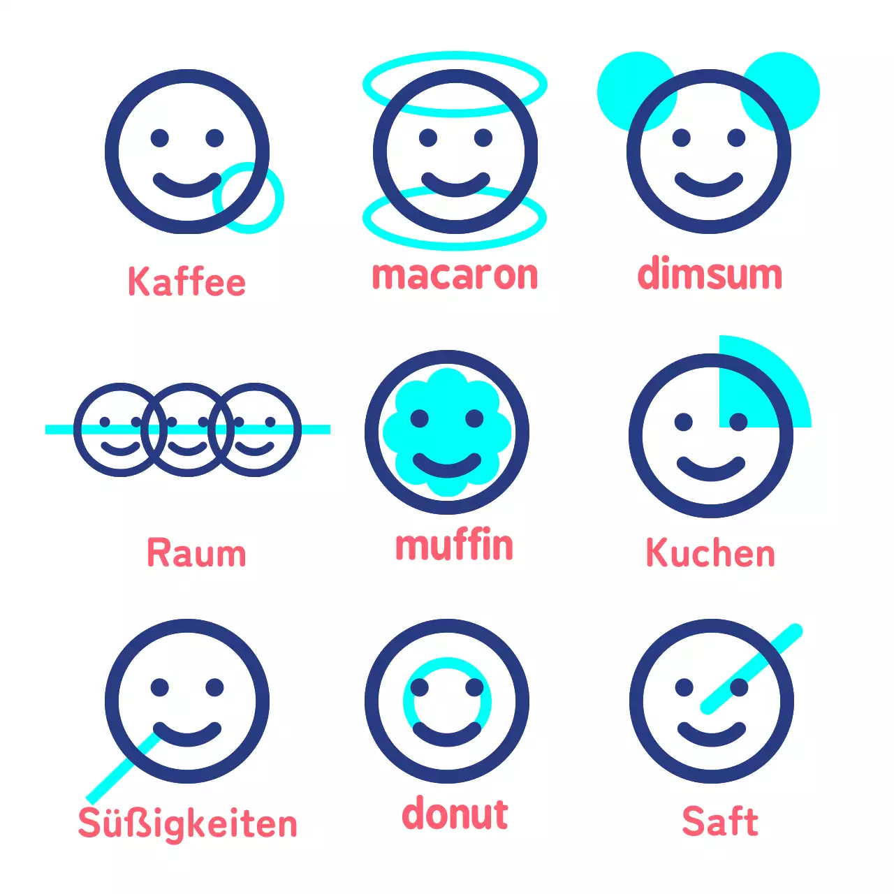 Logos für die Gastronomie