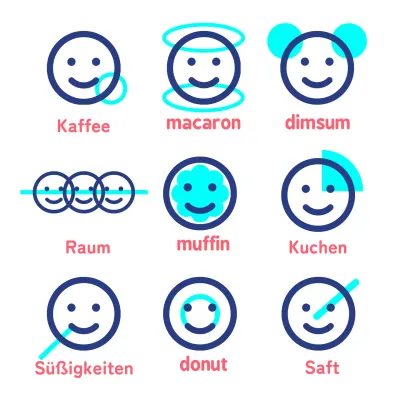 Logos für die Gastronomie