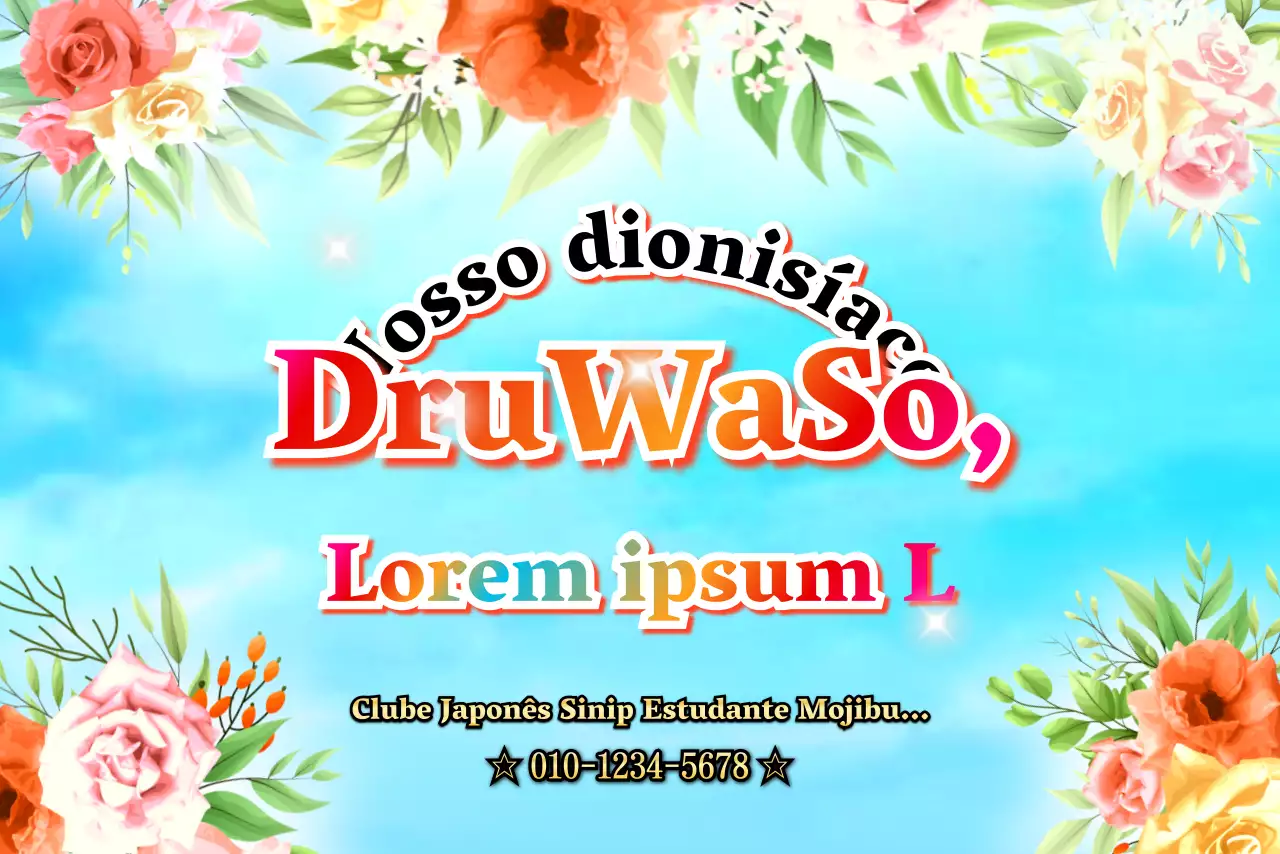 Folheto de recrutamento de clube em estilo meme com gradiente multicolorido