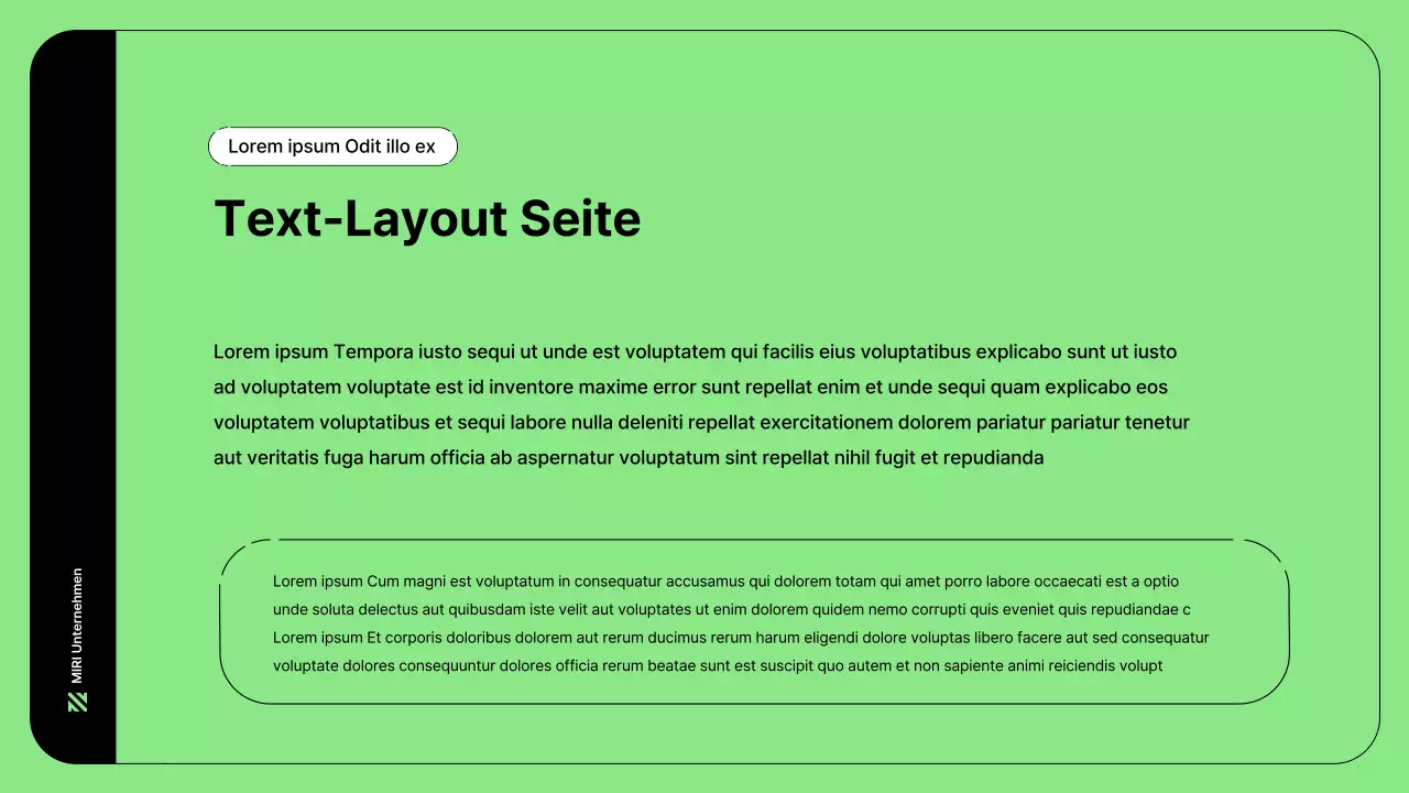 Business-Illustration mit einfachen Linien in Grün