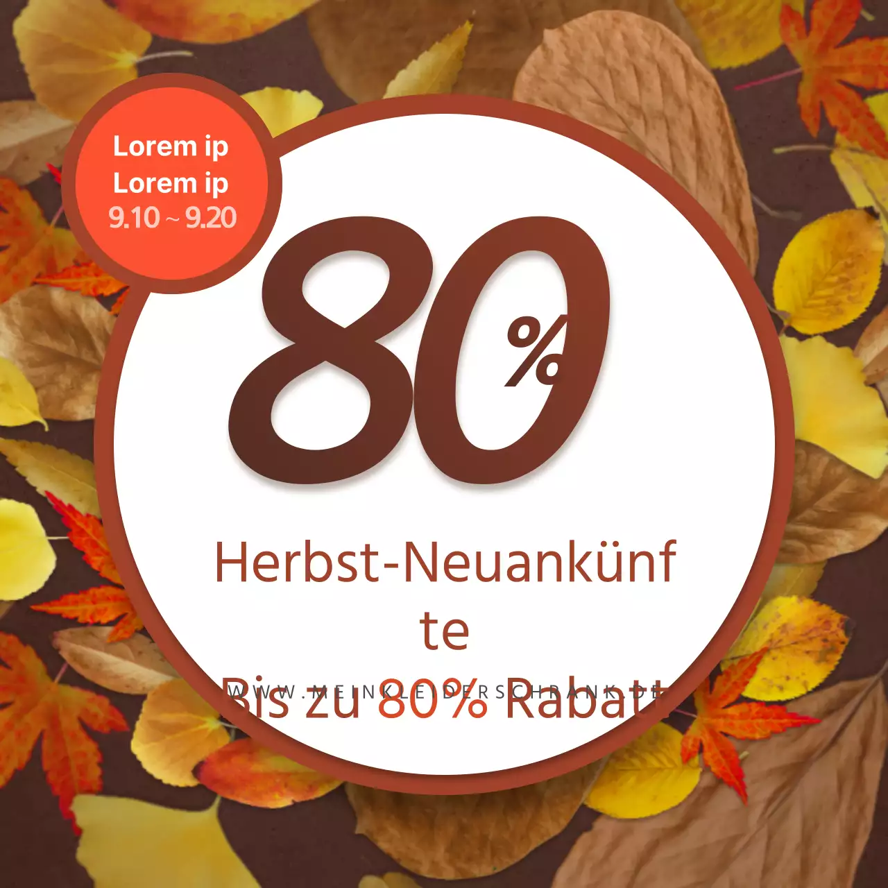 Veranstaltungen im Herbst