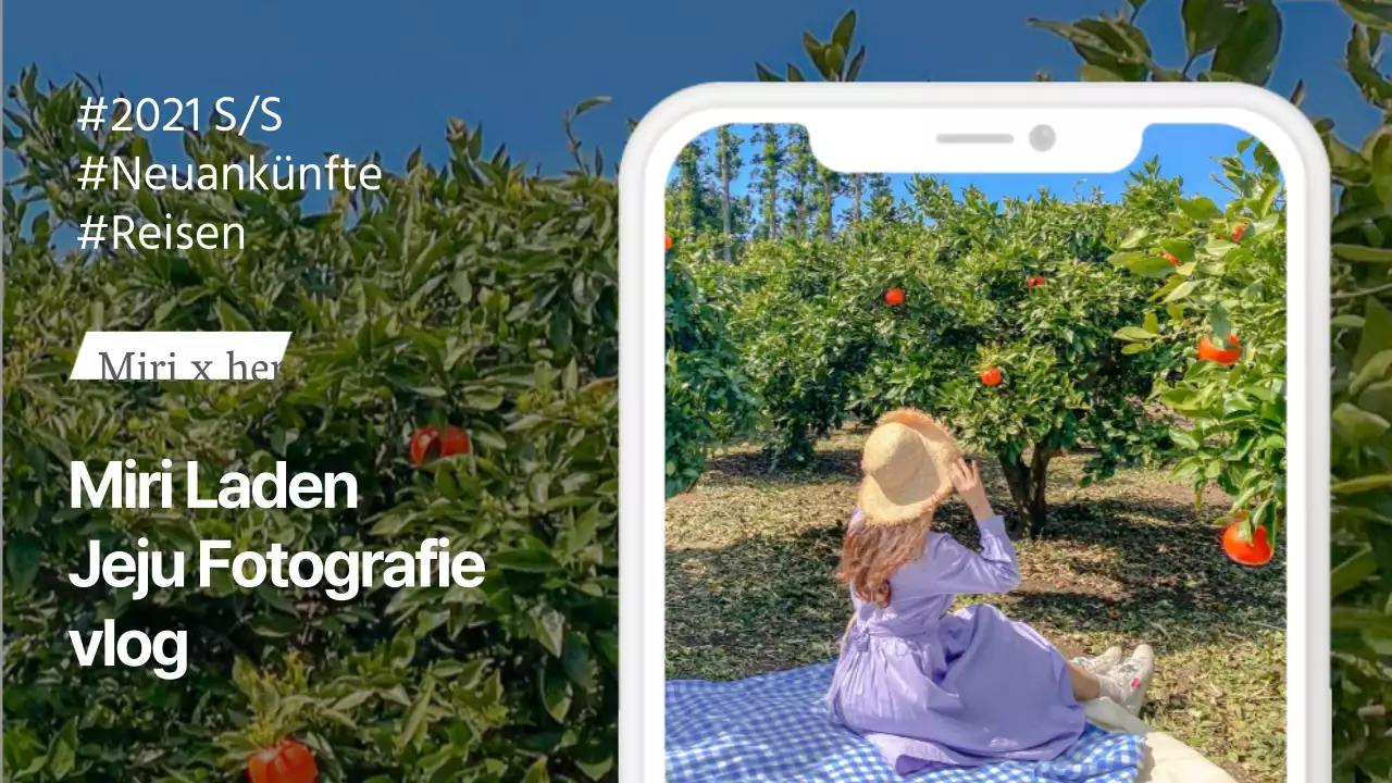 YouTube-Thumbnail für einen Vlog über ein sauberes Modeshooting im Einkaufszentrum