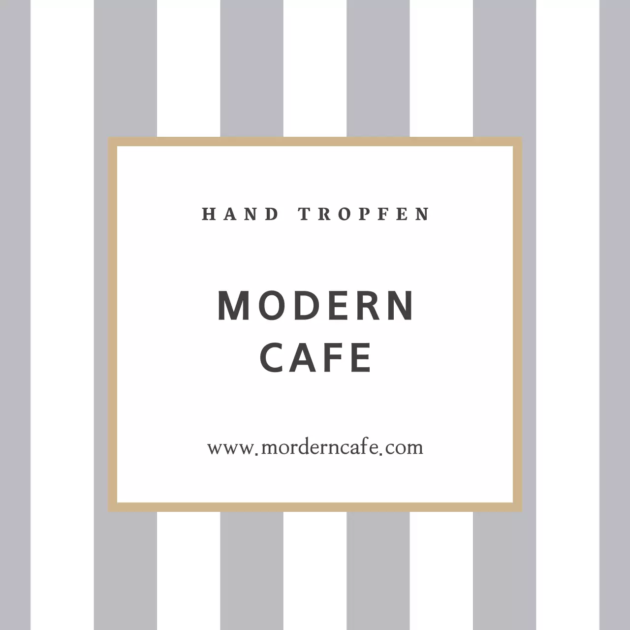 Modernes Cafe