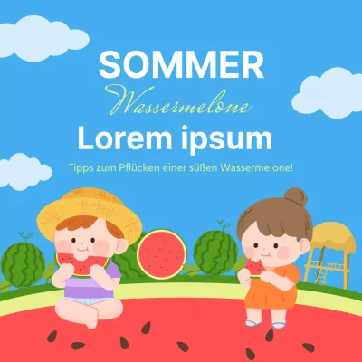 Tipps für die Auswahl der perfekten roten und hellblauen Wassermelone