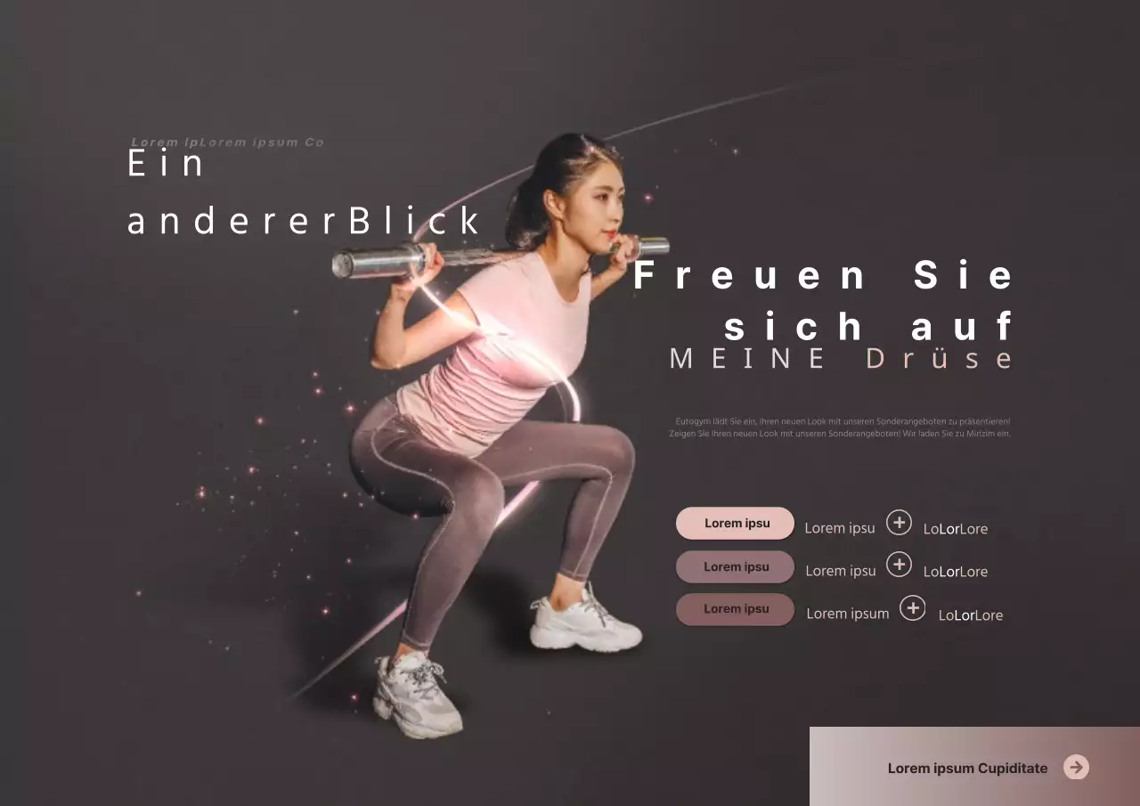 Förderung der braunen Pilates-Übungen