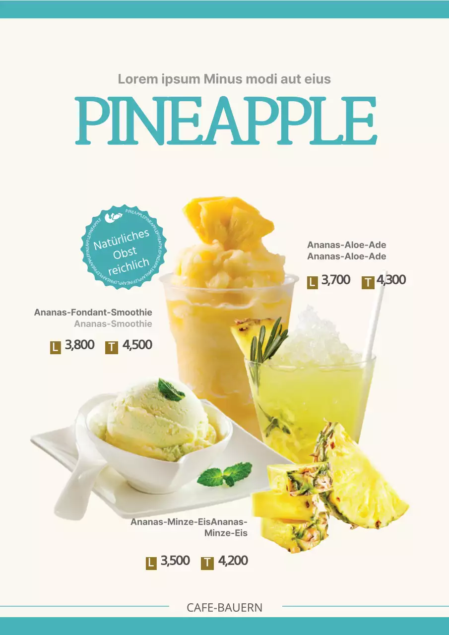 Ananas-Aktionen