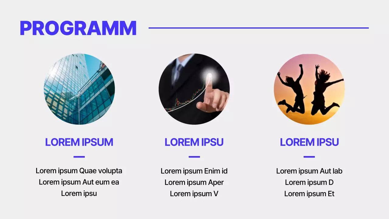 Illustriertes Thema der wirtschaftlichen Jugendbildung in Blau und Orange