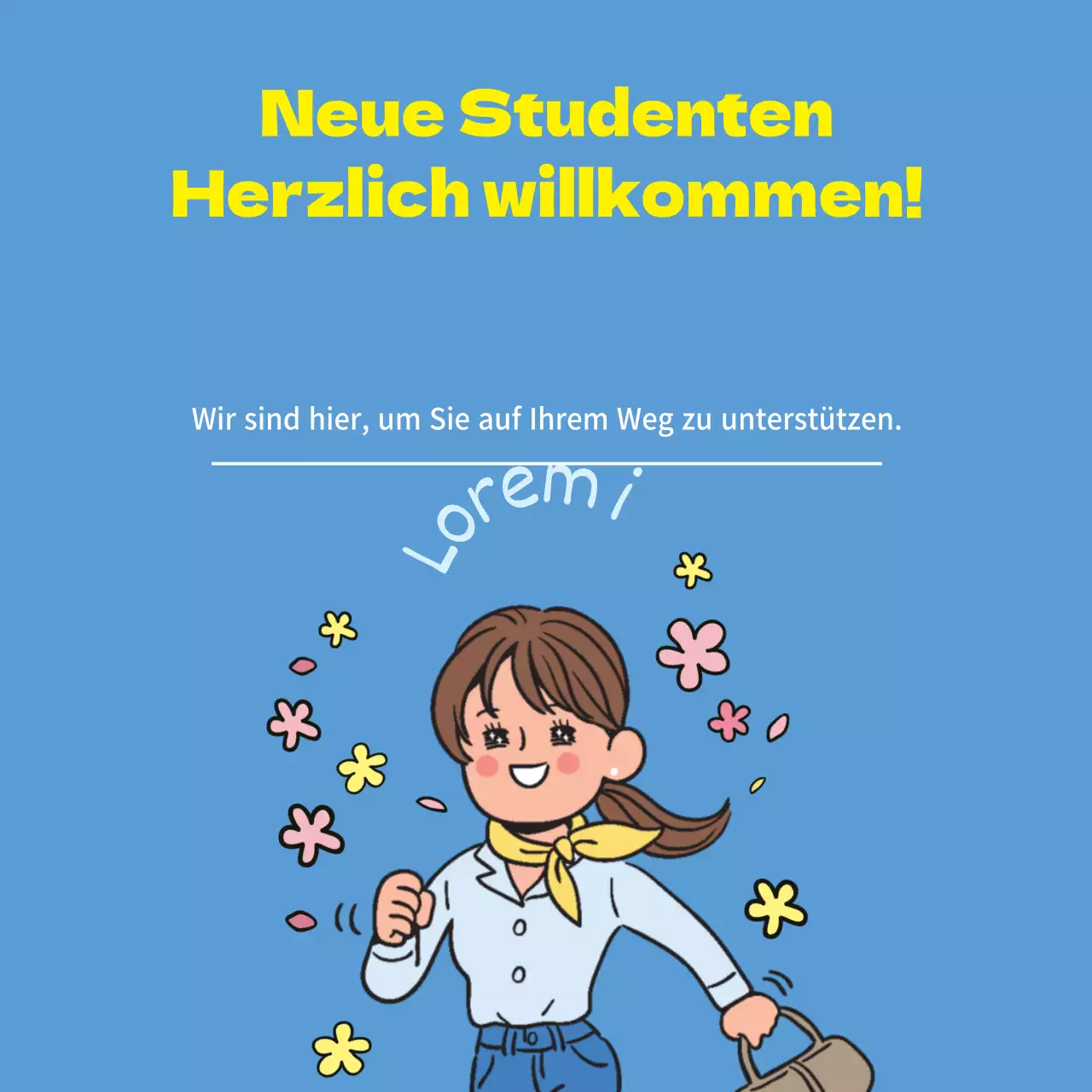 Willkommen für neue Studenten