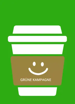 Weißer Pappbecher Cafe Acryl Schlüsselanhänger