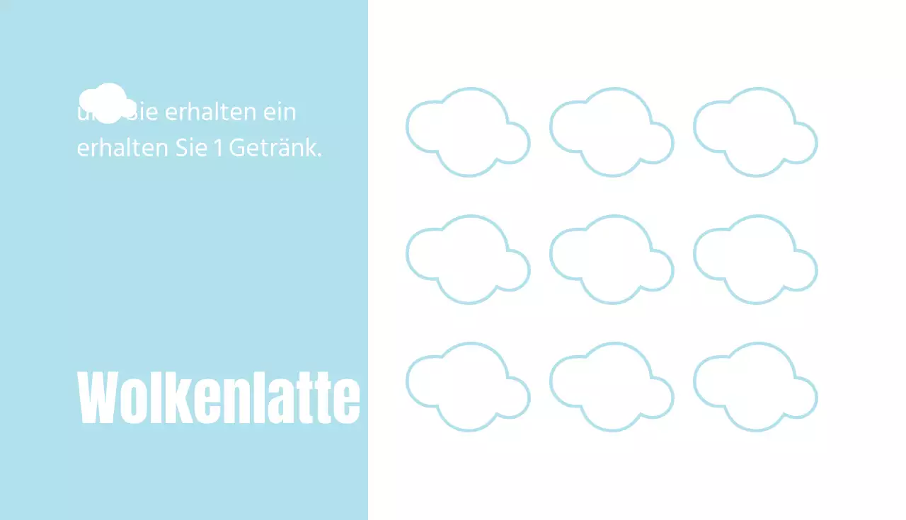 Wolkenlatte