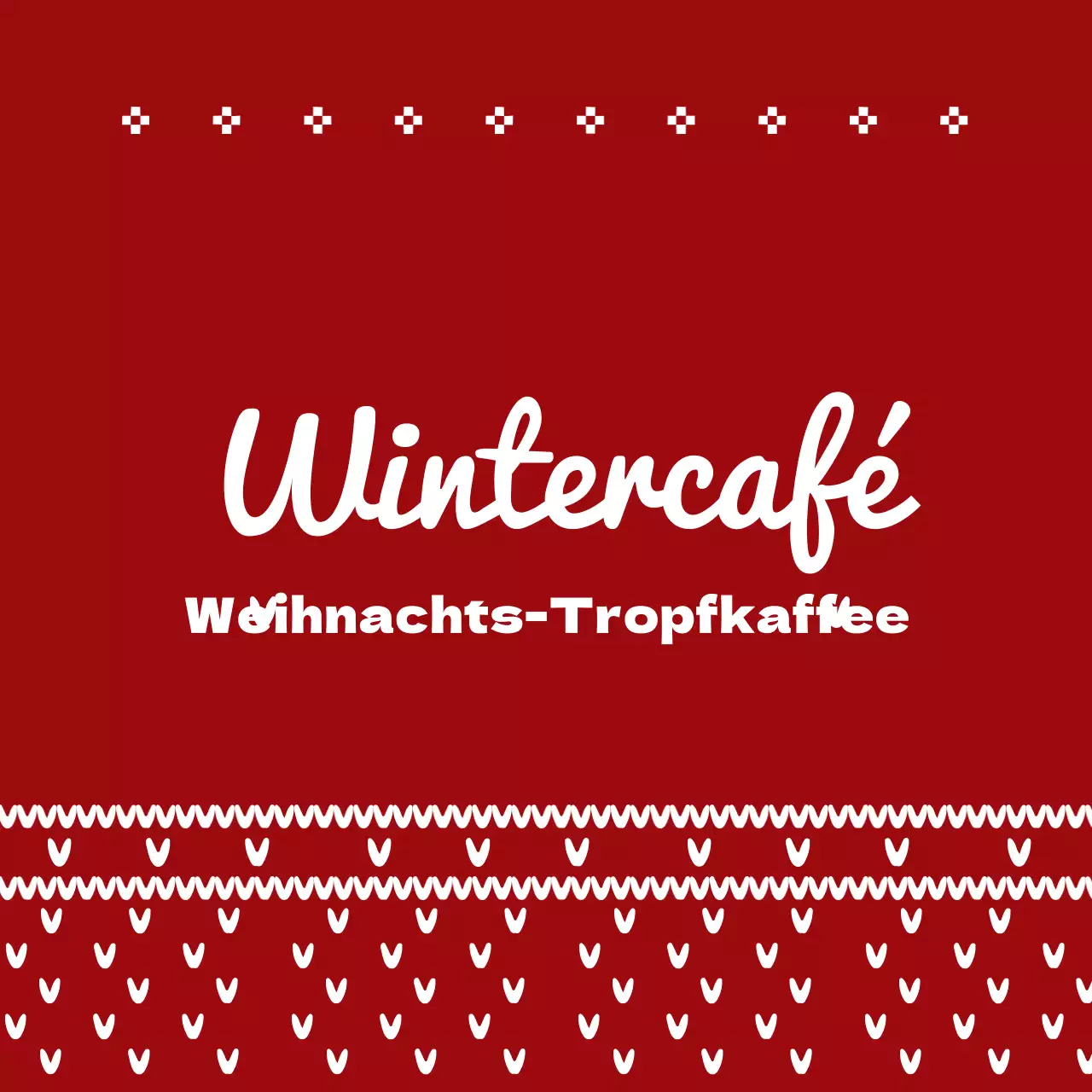 Weihnachts-Tropfkaffee