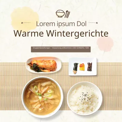 Warme Wintermahlzeiten
