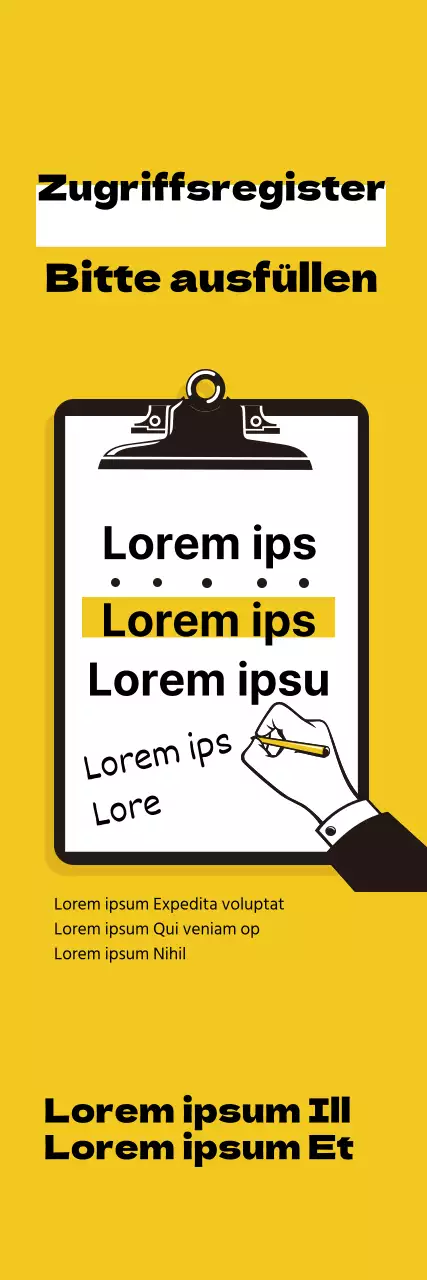 Saubere gelbe illustrierte Coronavirus-Etiketten