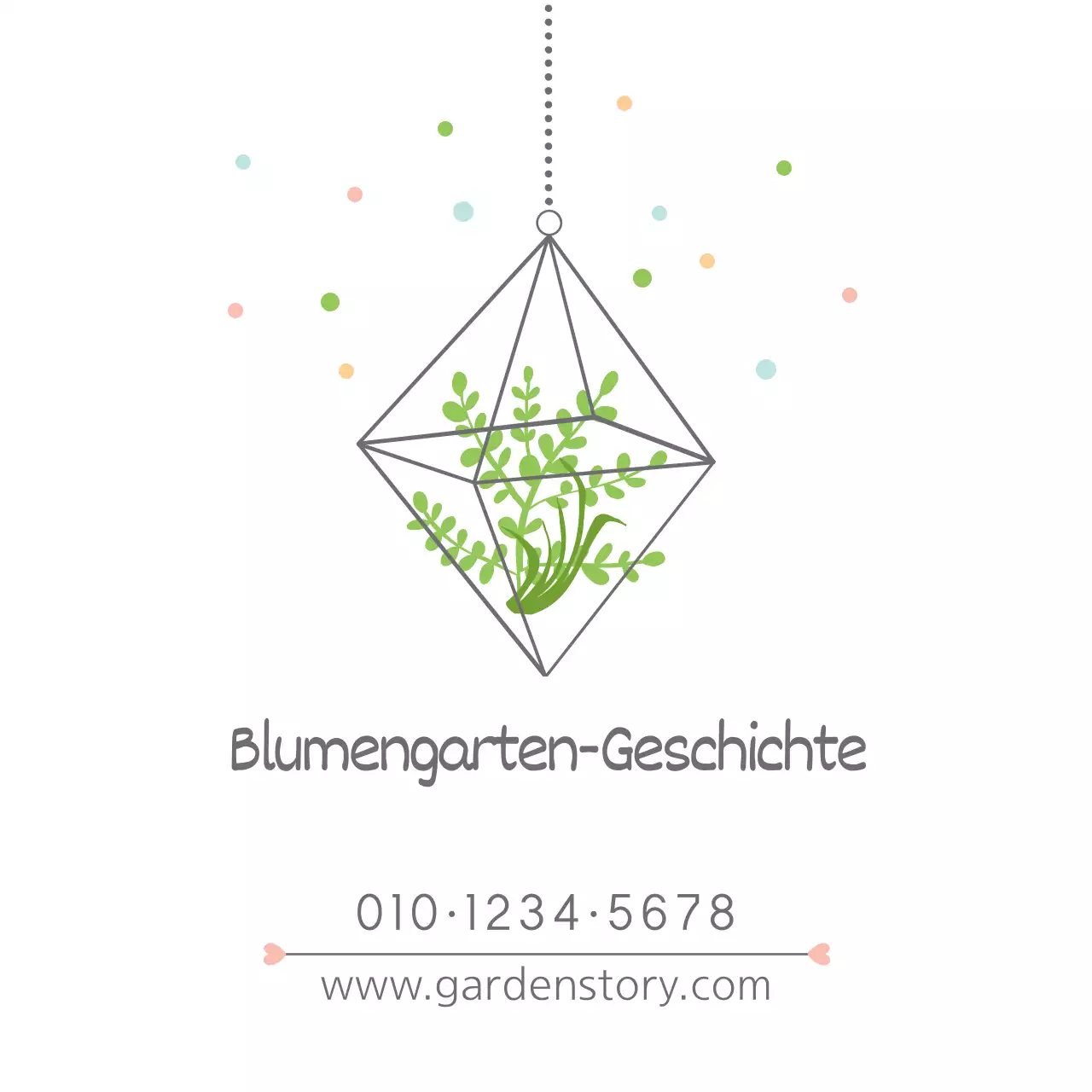 Blumengarten-Geschichte