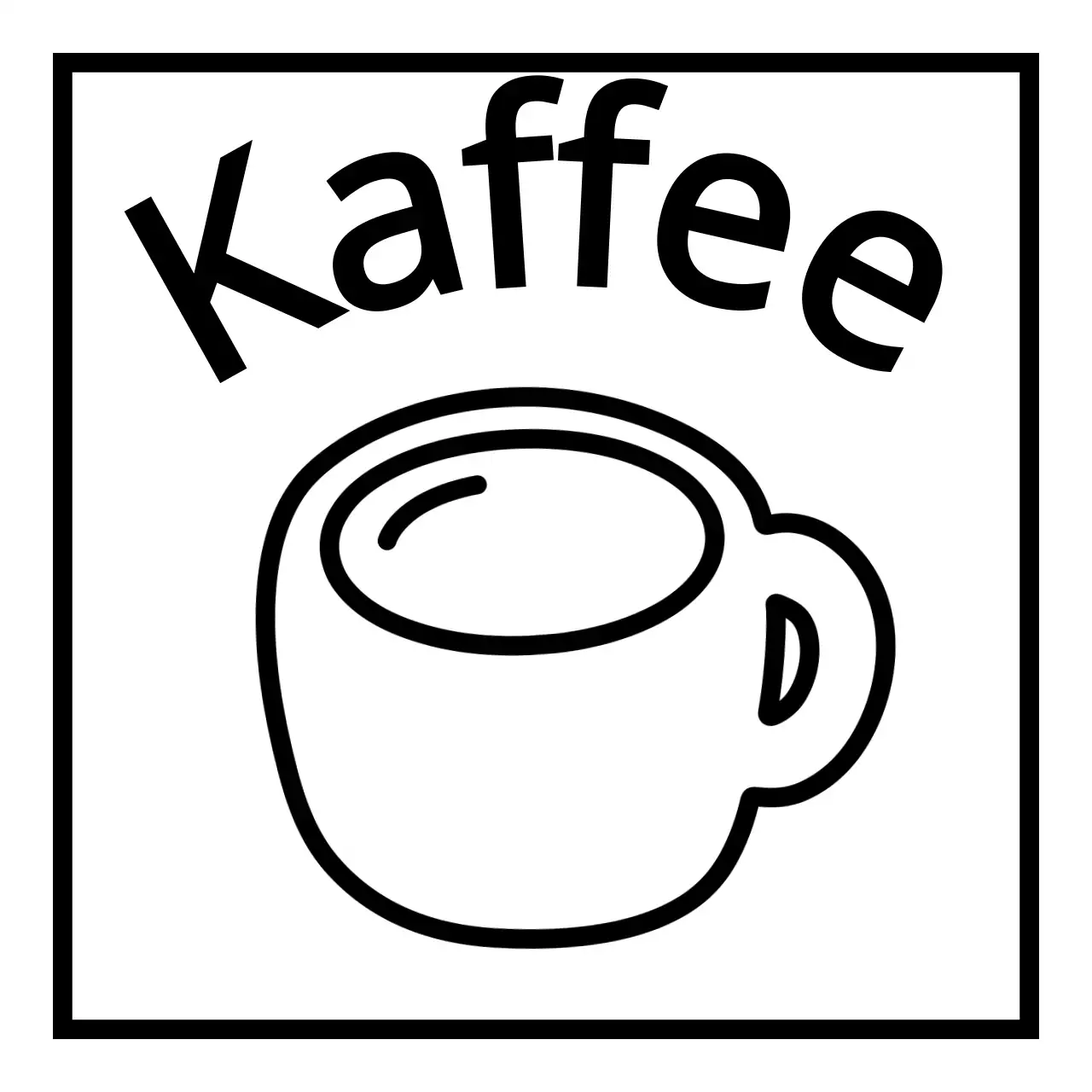 Einfache schwarze Linienillustration von verschiedenen Objekten und Tieren