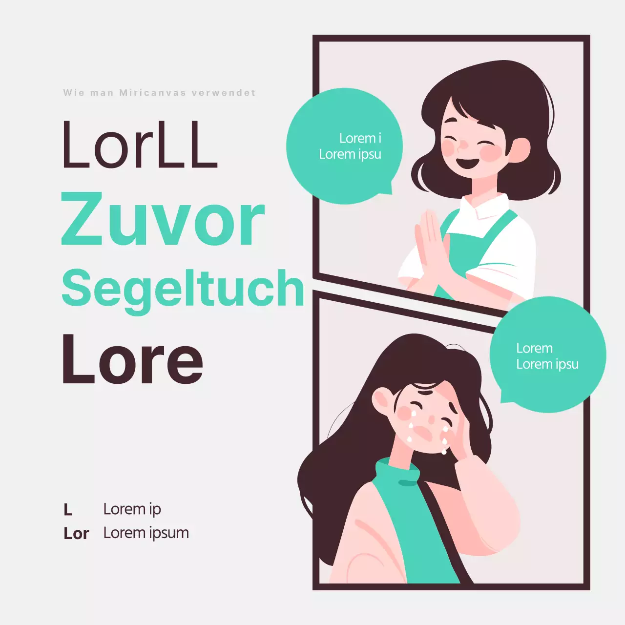 Tipps zur Verwendung der hübschen mint- und rosafarbenen Pre-Canvas erklärt