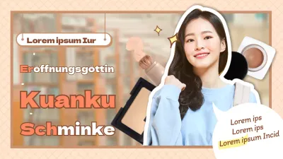 Beige, frisches Make-up YouTube-Miniaturansicht