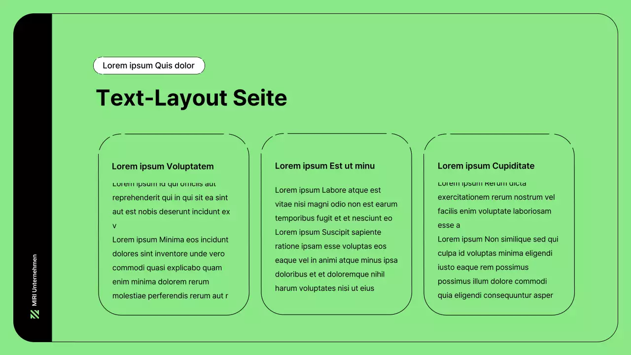 Business-Illustration mit einfachen Linien in Grün