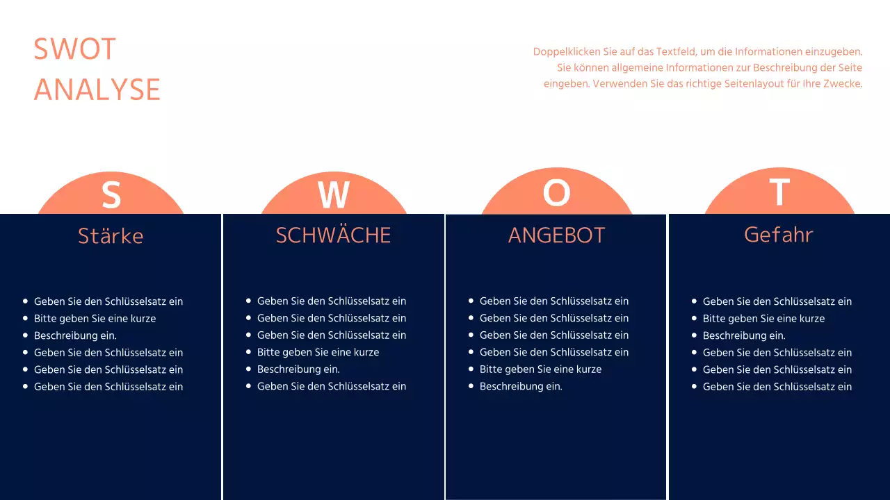 Ein navy, fett und sauber Geschäftsplan