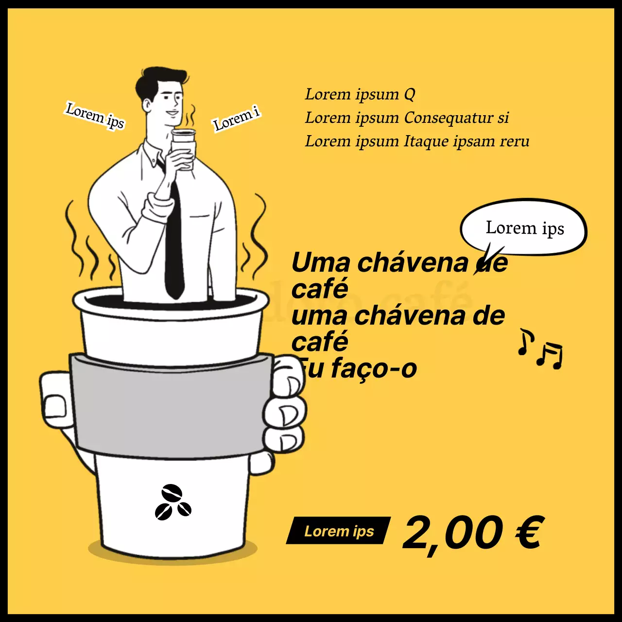 Paródia da Universidade Yellow Pisik do barista Choi Joon Choi Evento de café com desconto