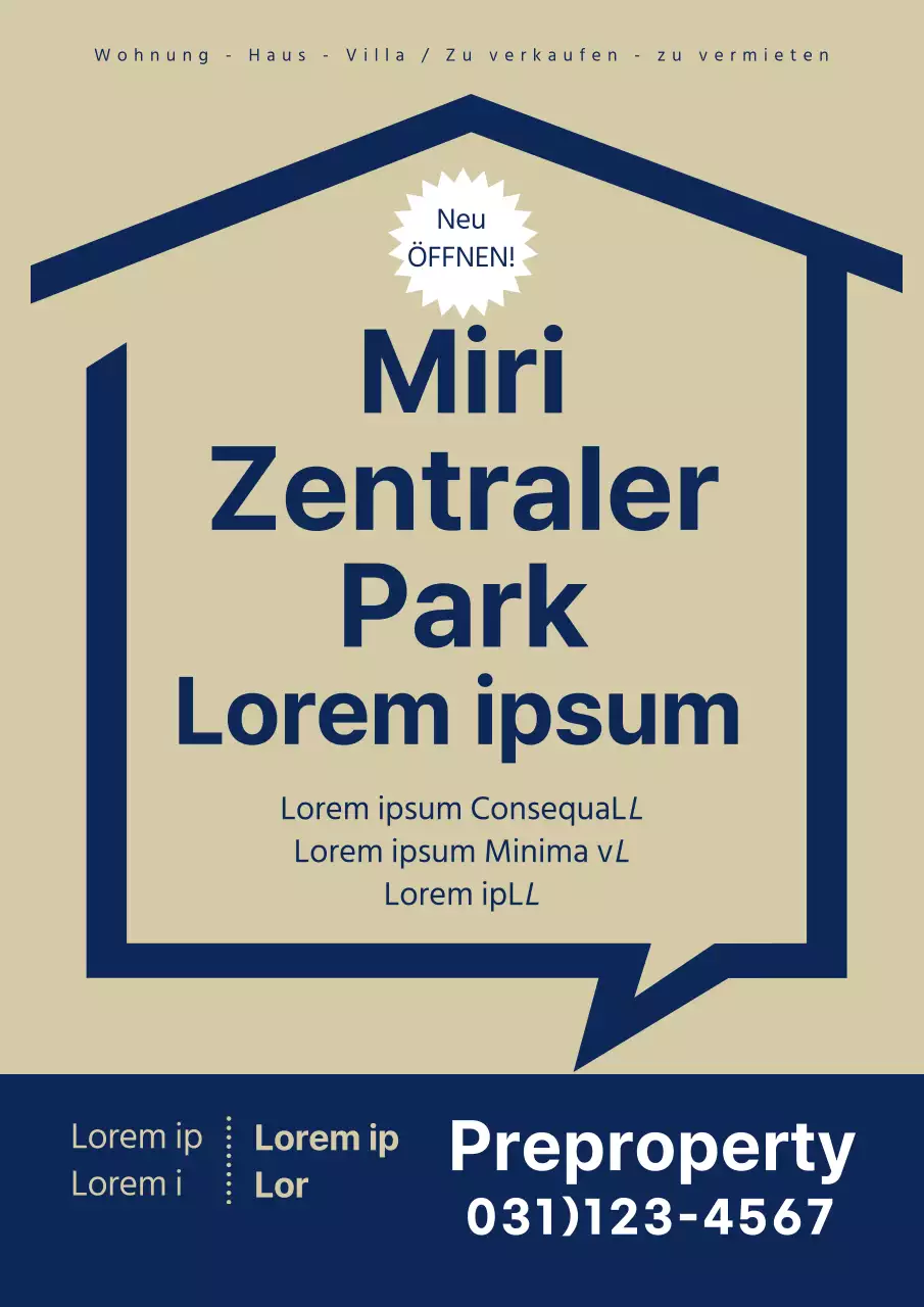 Wohnungen in Marine und Gold zu verkaufen