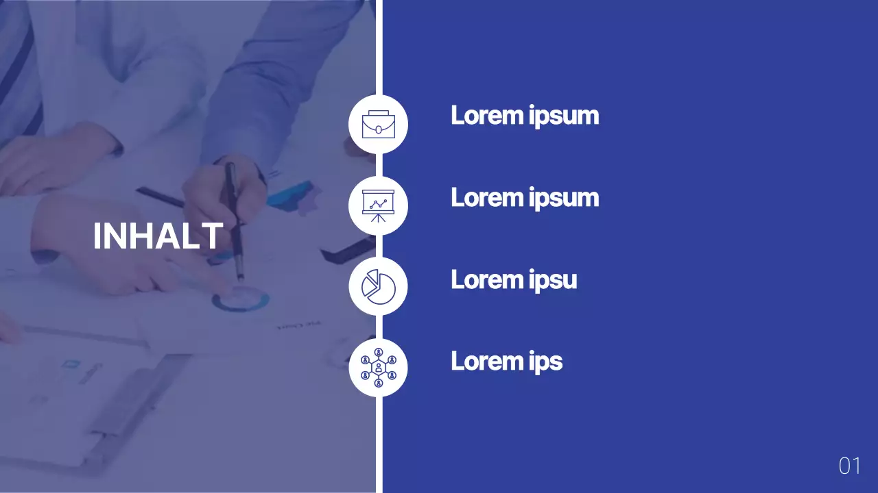 Einfaches Firmenprofil