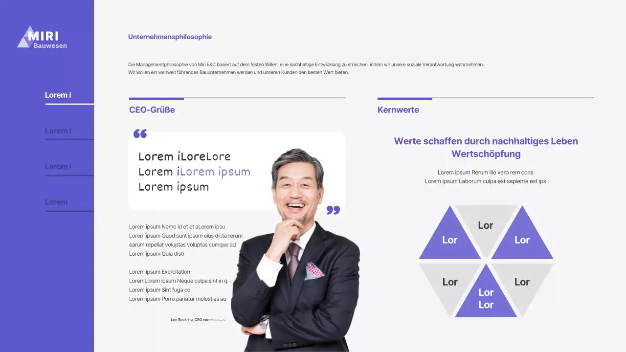 NavyTone's Geschäftspräsentation