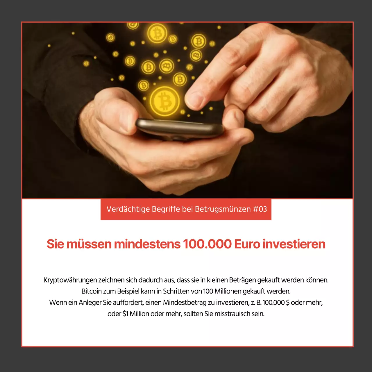 Wie man es vermeidet, von schwarzen Münzen getäuscht zu werden Spam-Münzen Kryptowährungsbetrug sicheres Investieren