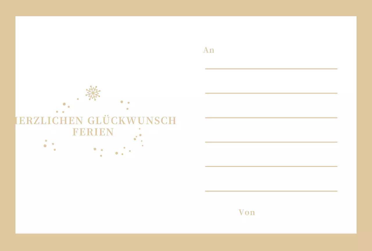 Weiße einfache Neujahrs-Postkarte Postkarte Karte