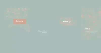 Blaue saubere Linie Illustration botanische Blume