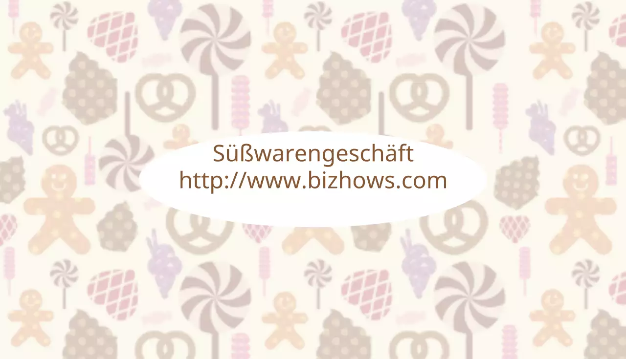 Süßwarengeschäfte