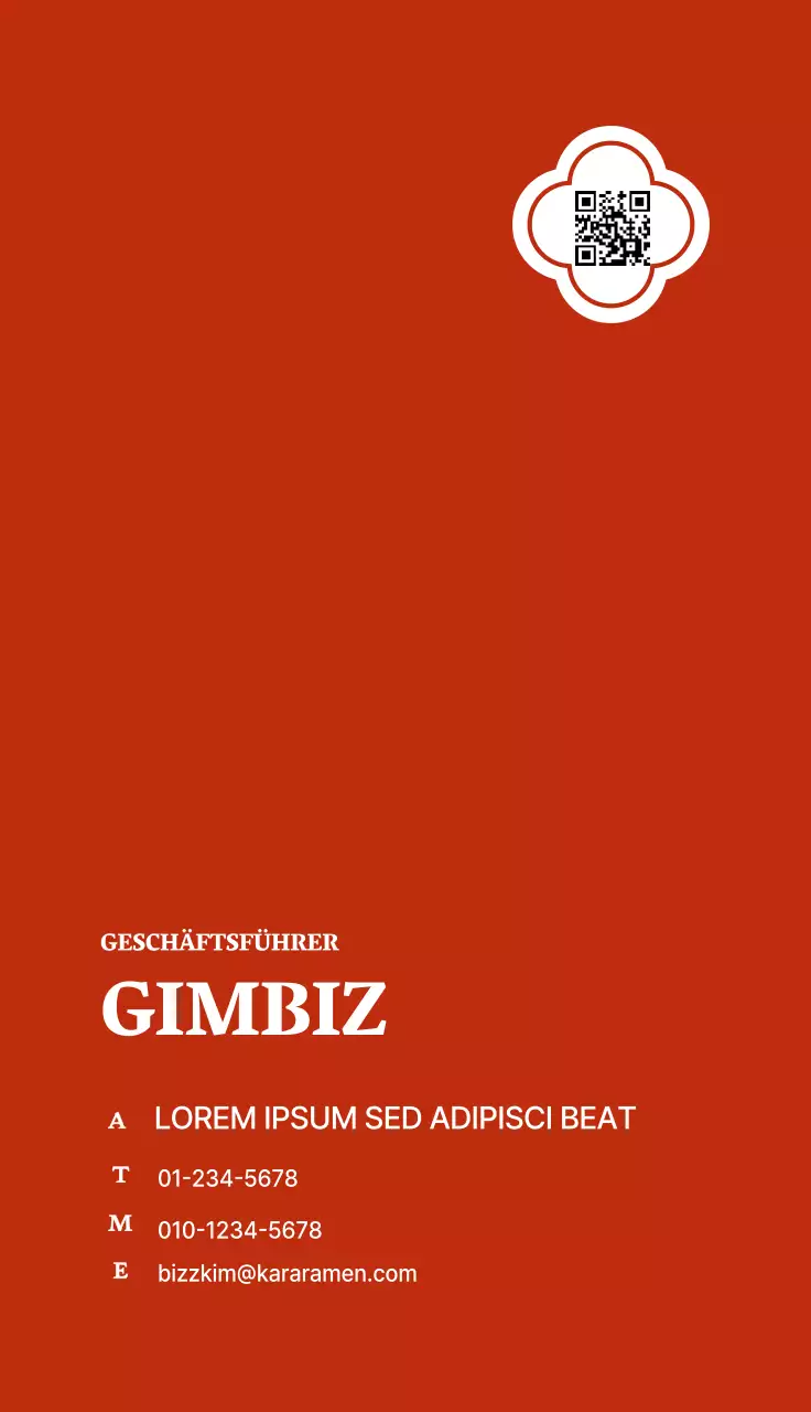 Japanische Ramen mit einem rot-weißen Blumenlogo