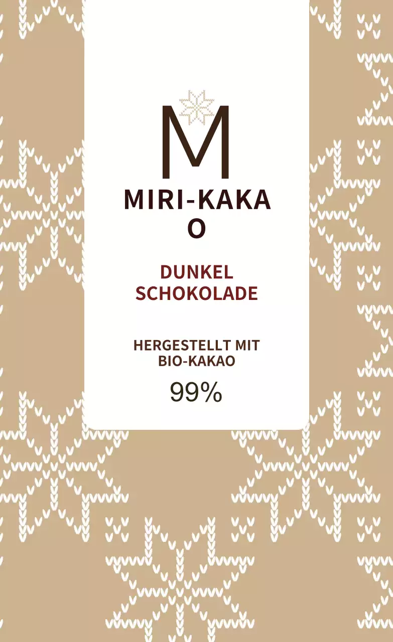 Beigefarbenes Schneeflockenmuster Diffusor-Etikett