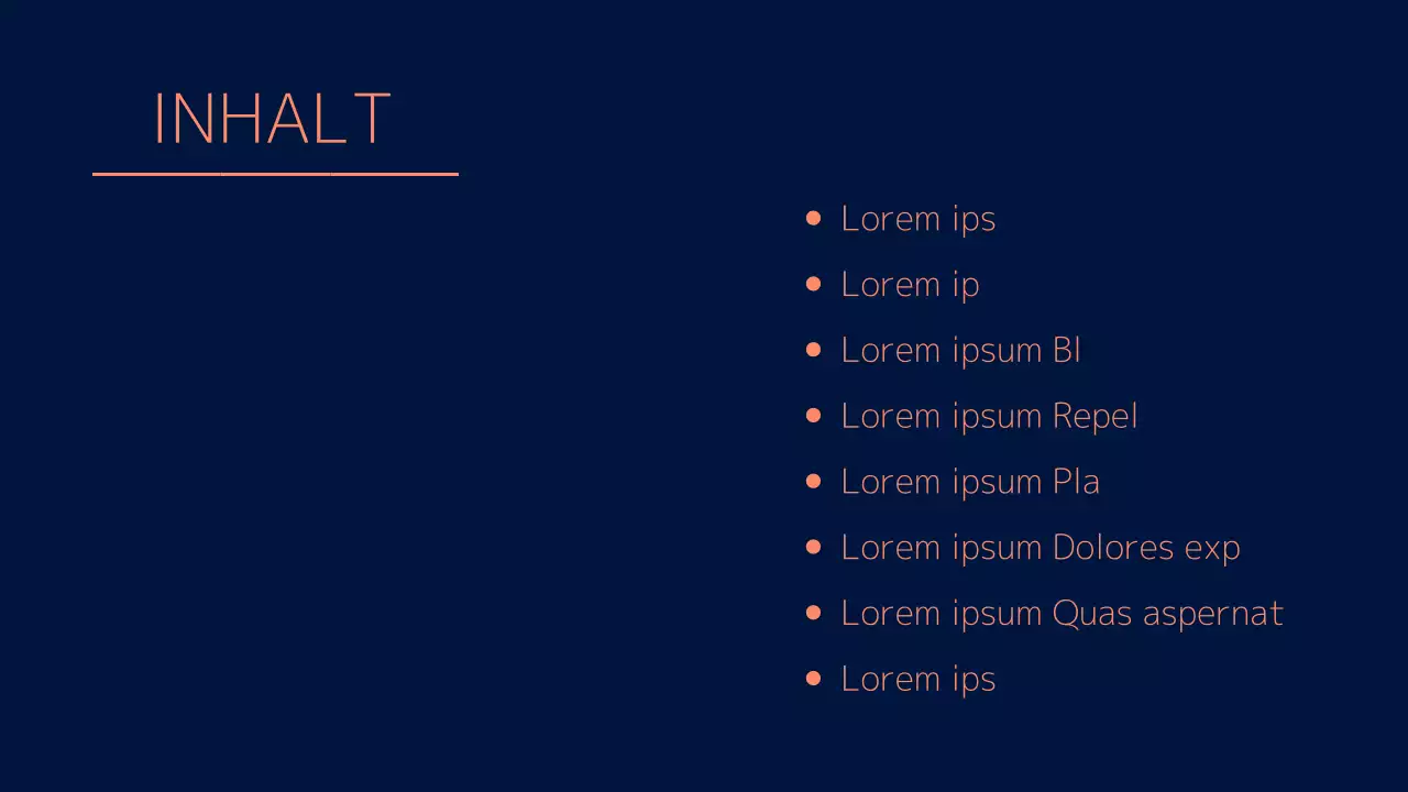 Ein navy, fett und sauber Geschäftsplan